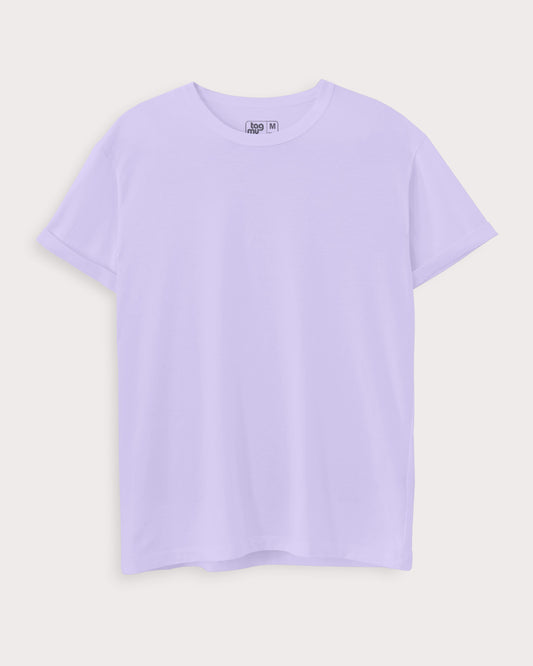 Lavender Solid T-Shirt