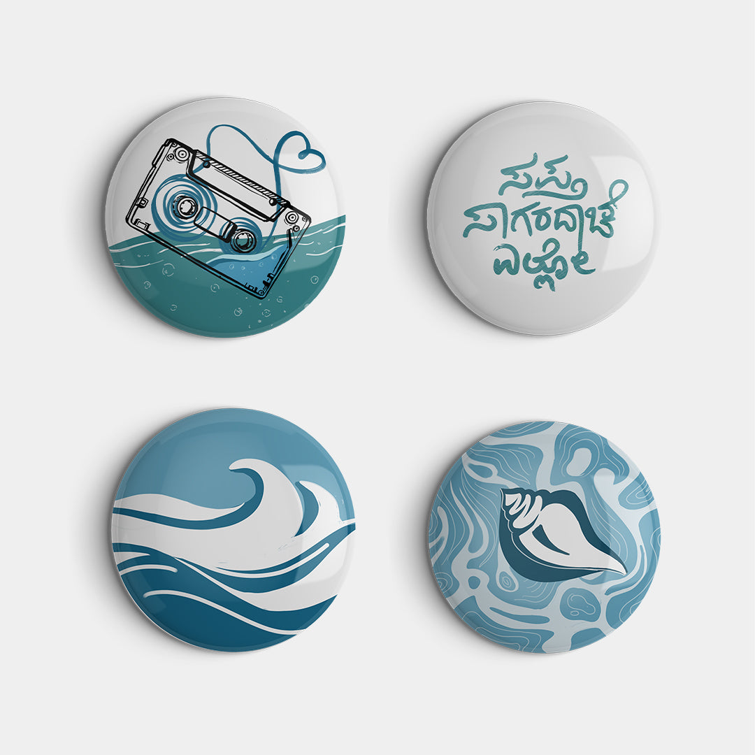 SSE Movie Badges Official - Pack of 4