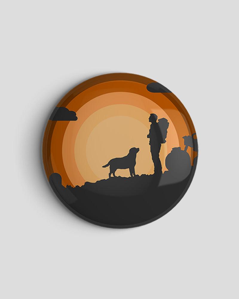 Dharma and Charlie (Sunset) - TagMyTee - Badges