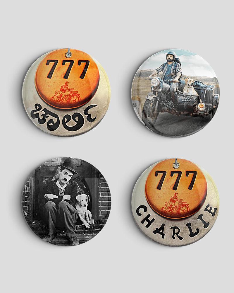 777 Charlie Badges - Pack of 4 - TagMyTee - Badges